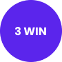 3 Wins